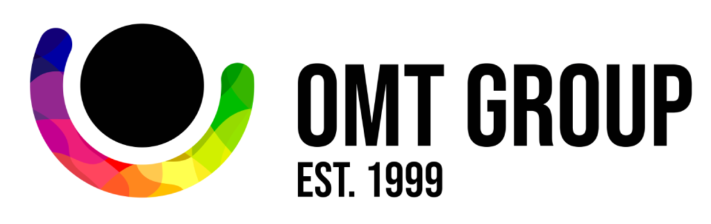 Logo OMT barevné v patičce