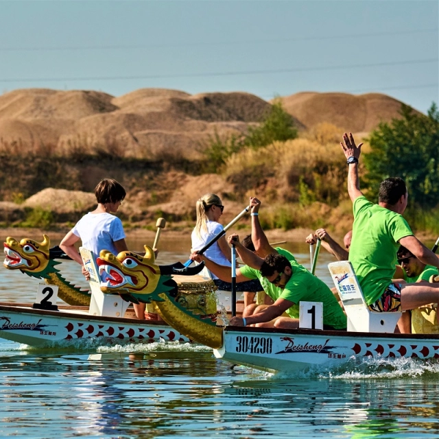 The dragon boat race