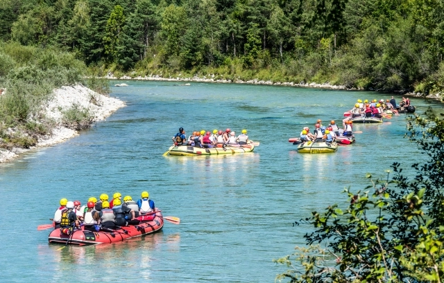 Rafting na Salze, Rakousko - obrázek